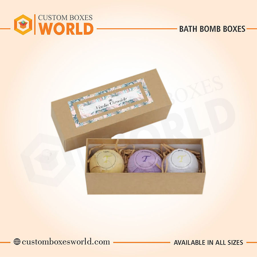 Custom Bath Bomb Boxes