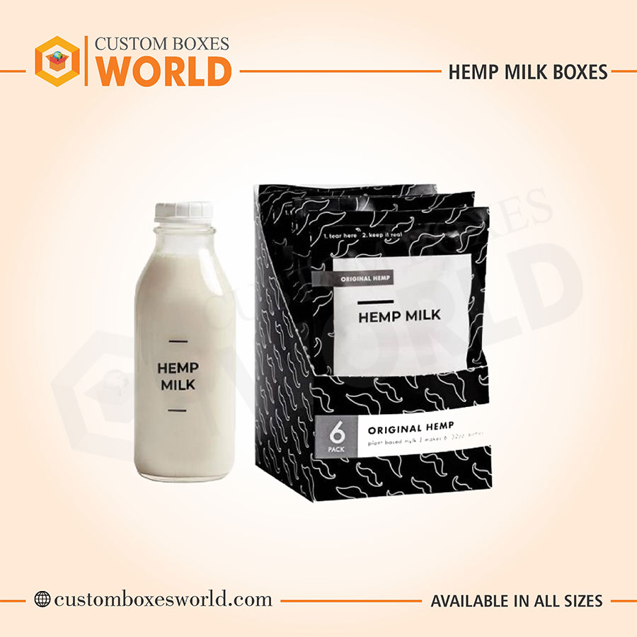 Custom Hemp Milk Boxes