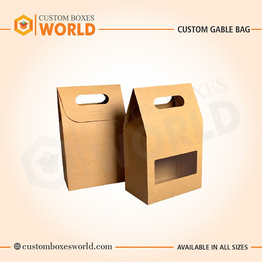 custom printed gable bag