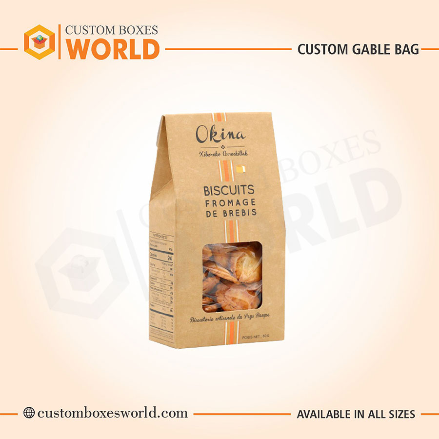 custom printed gable bag