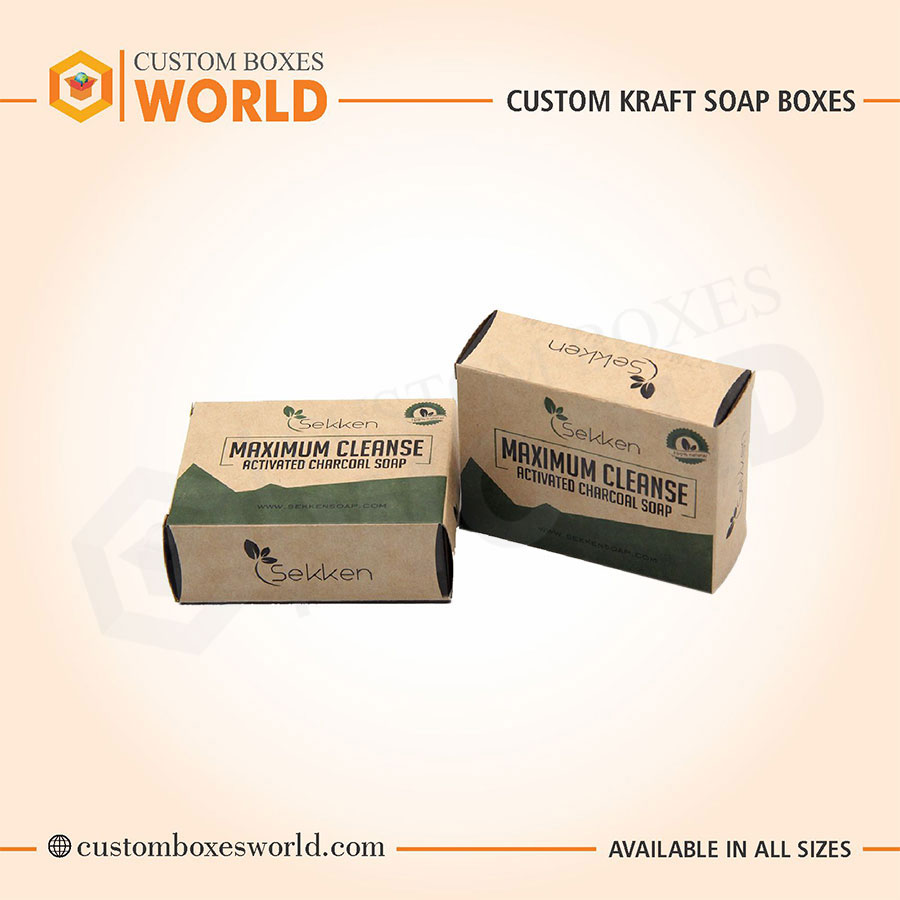Custom Kraft Soap Boxes