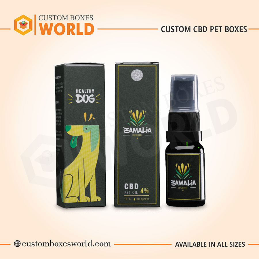 CBD pet product packaging Boxes