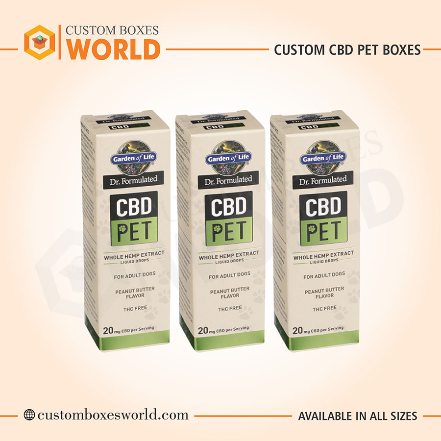 CBD pet product packaging Boxes