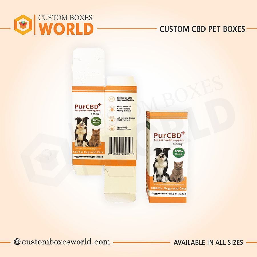 CBD pet product packaging Boxes