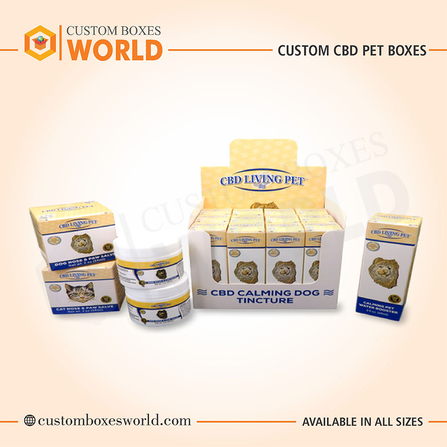 CBD pet product packaging Boxes
