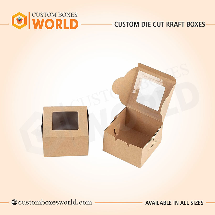 Custom Die Cut Kraft Boxes