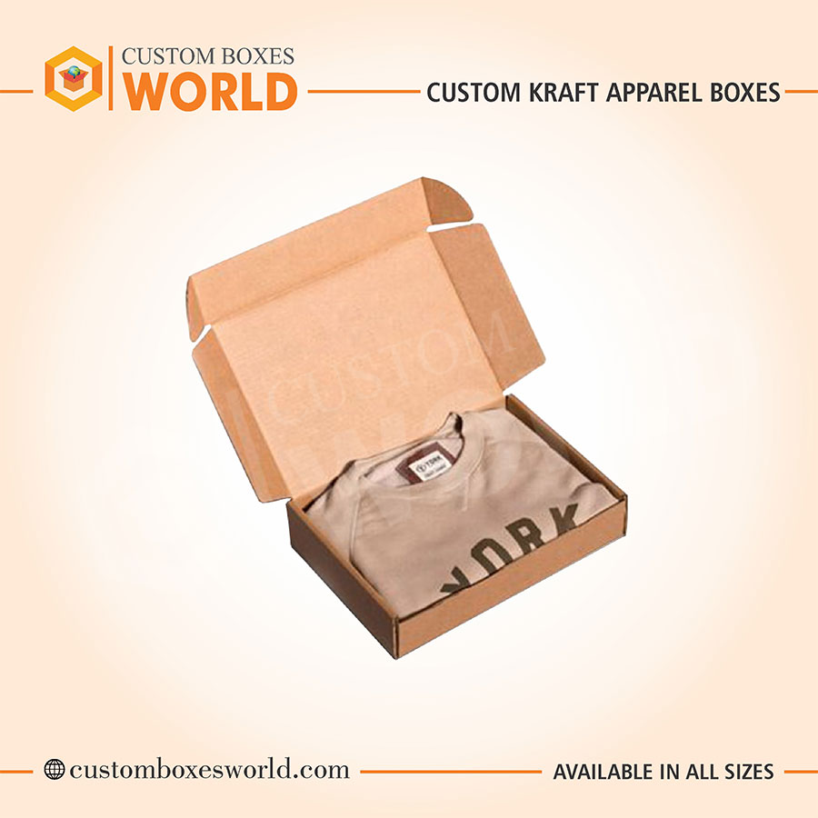 Custom Kraft Apparel Boxes