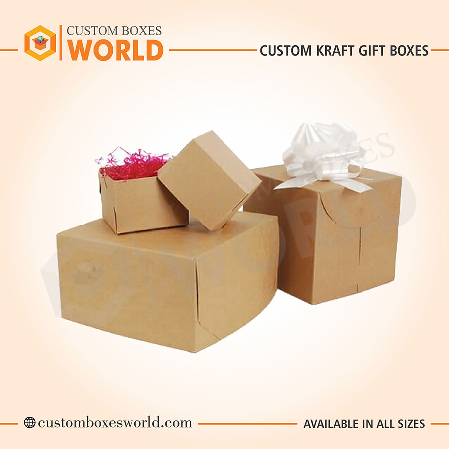 Custom Kraft Gift Boxes