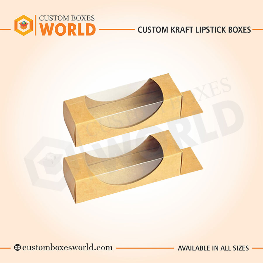 Custom Kraft Lipstick Boxes