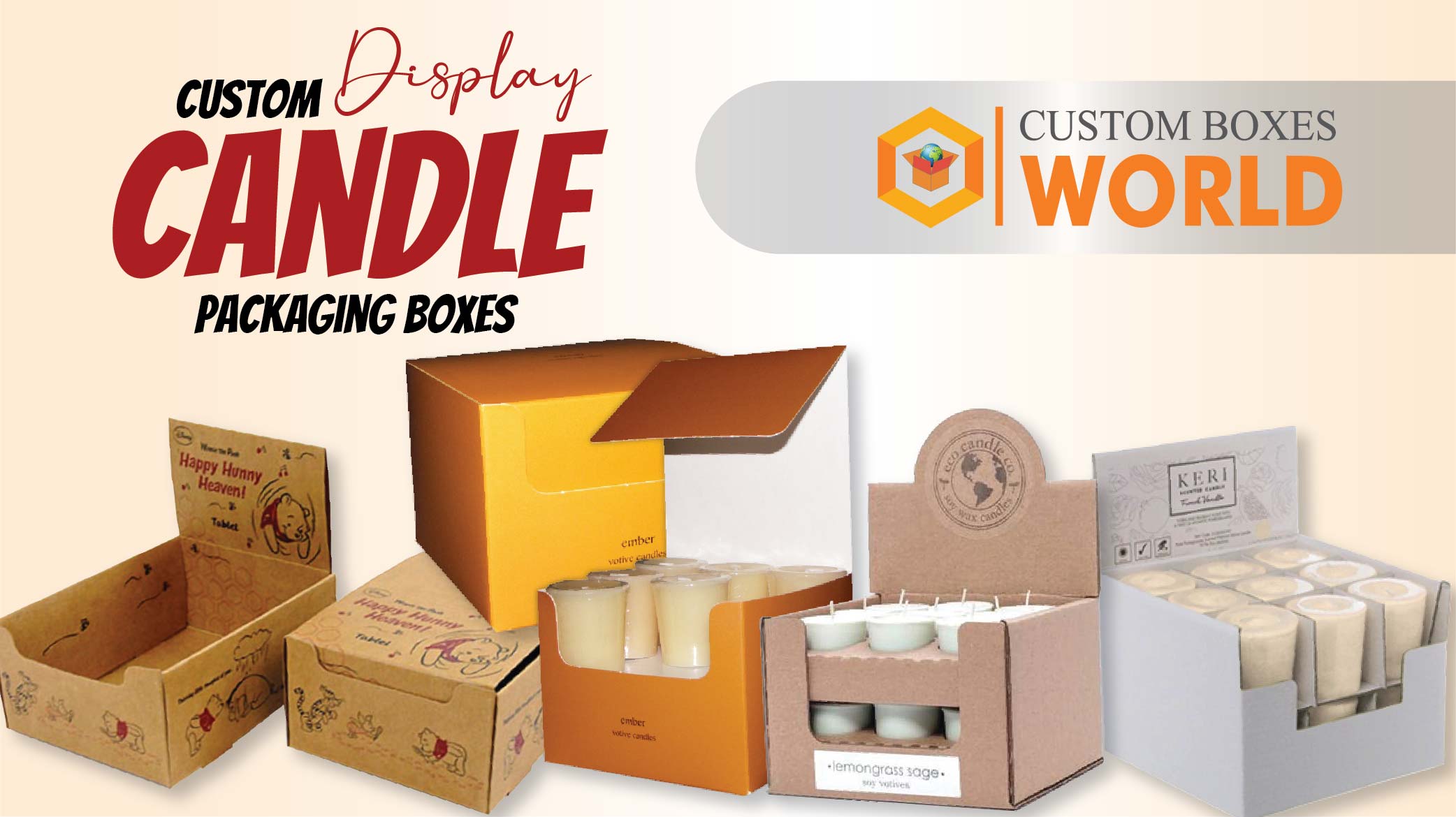 Eye-Catching Custom Display Boxes In Wholesale