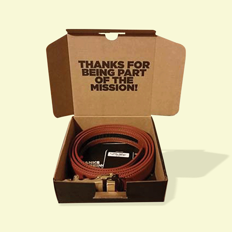 Custom Belt Packaging Boxes