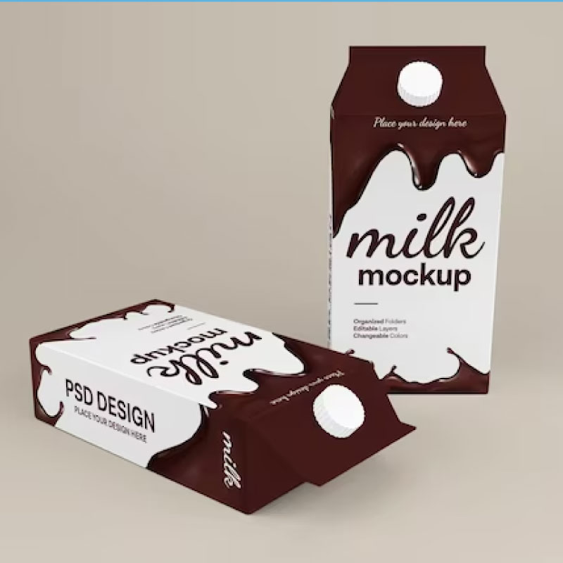 Custom Chocolate Milk Boxes