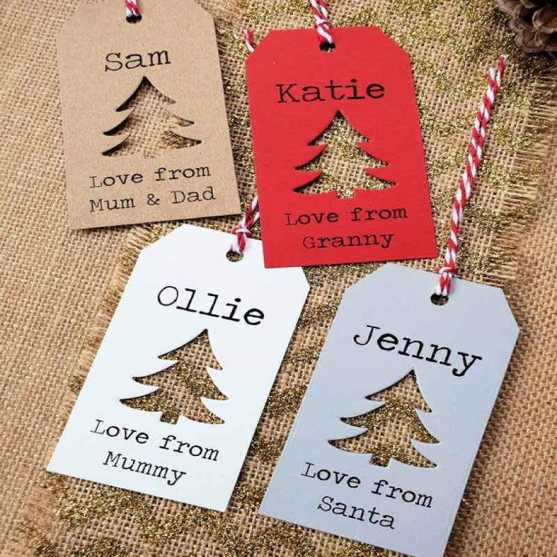 Custom Christmas Tags