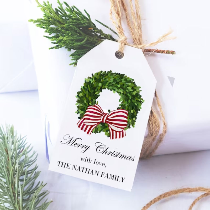 Custom Christmas Tags