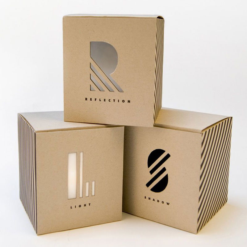 Custom Die Cut Kraft Boxes