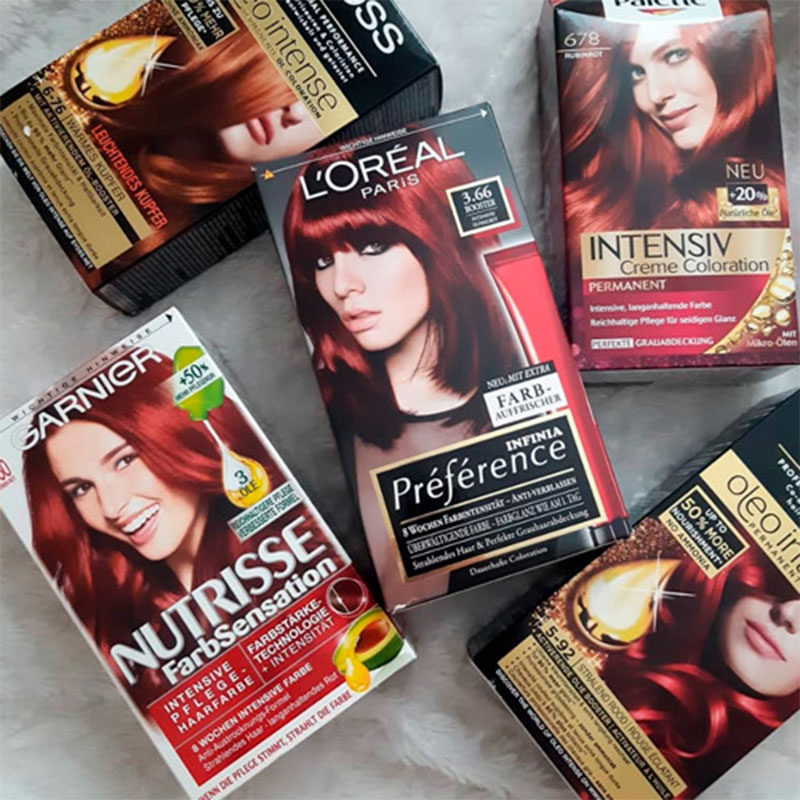 Hair Color Boxes