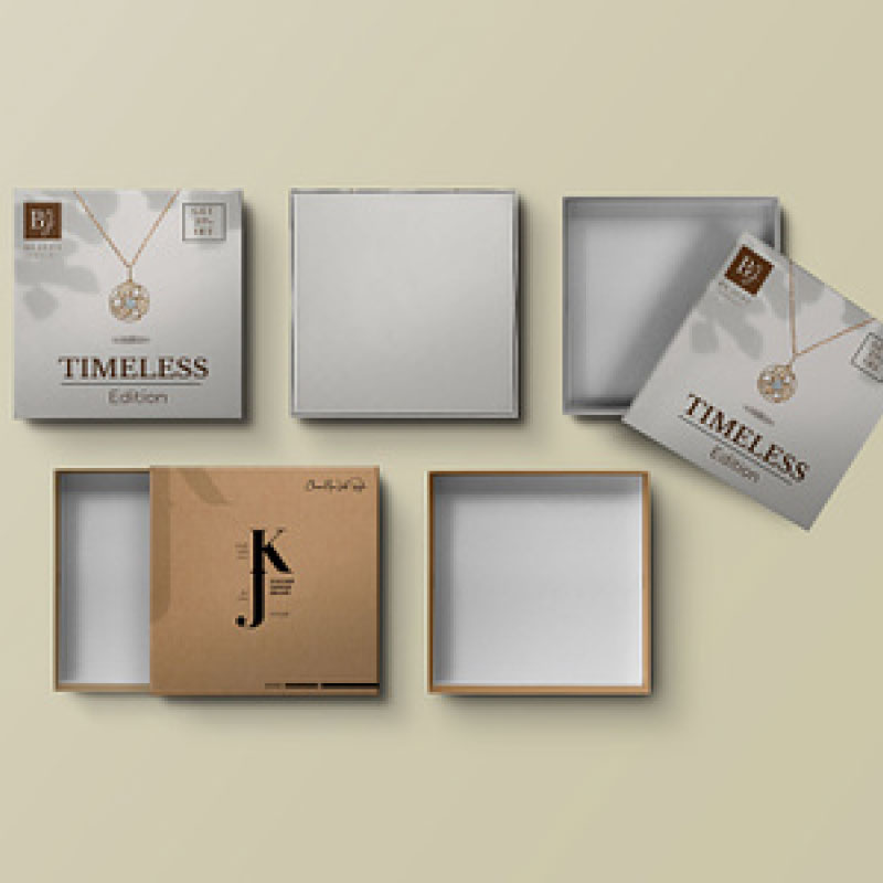 Custom Kraft Jewelry boxes