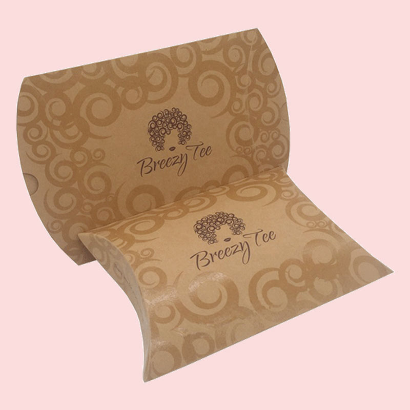 Custom Kraft Paper Pillow Boxes