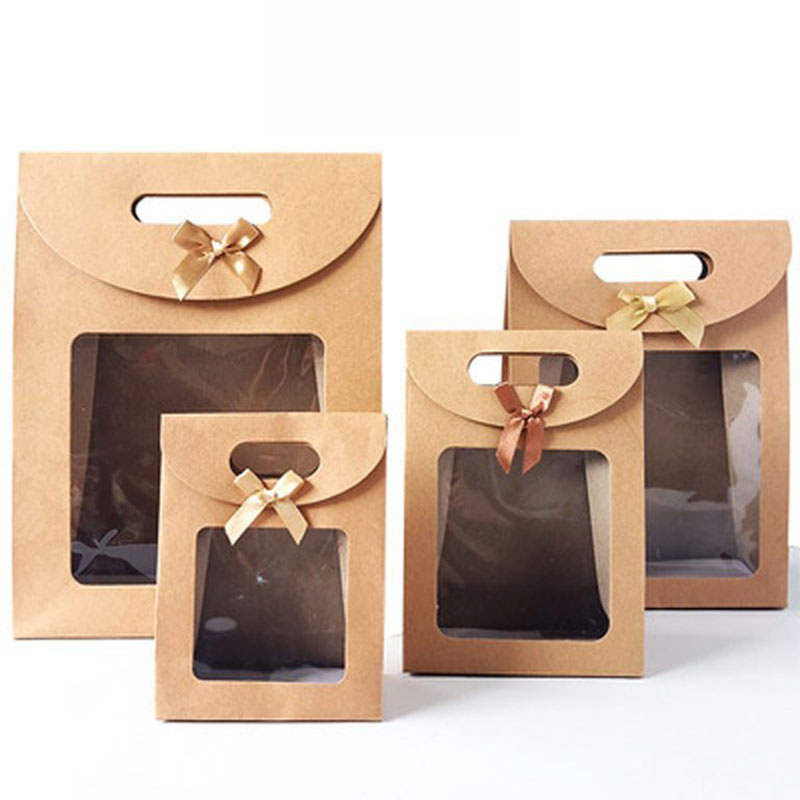 Custom Kraft Window Bags Boxes