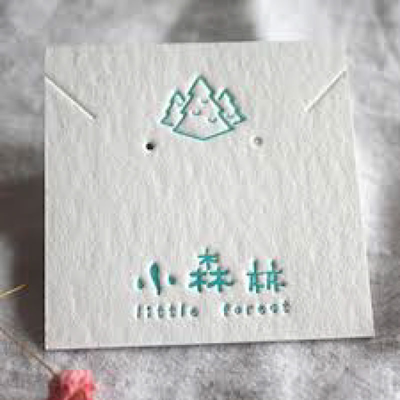 Custom Necklace Card