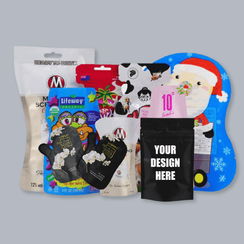 Custom Shape Mylar Bags