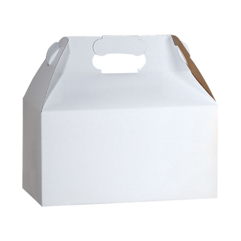 Custom white Gable Boxes
