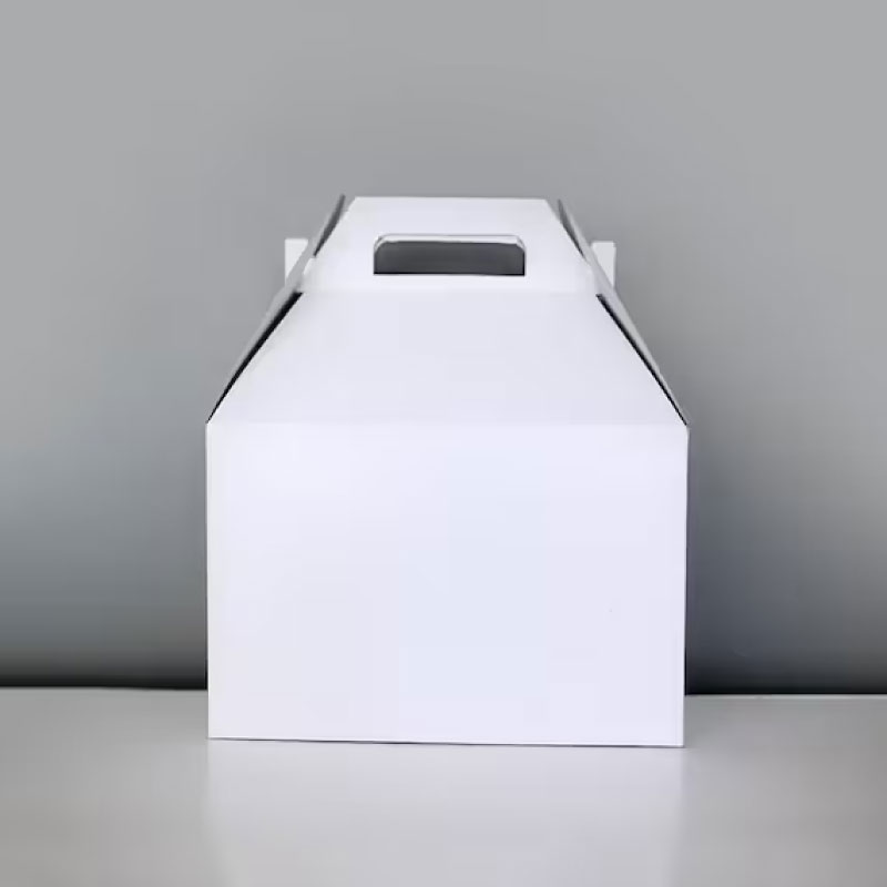 Custom white Gable Boxes