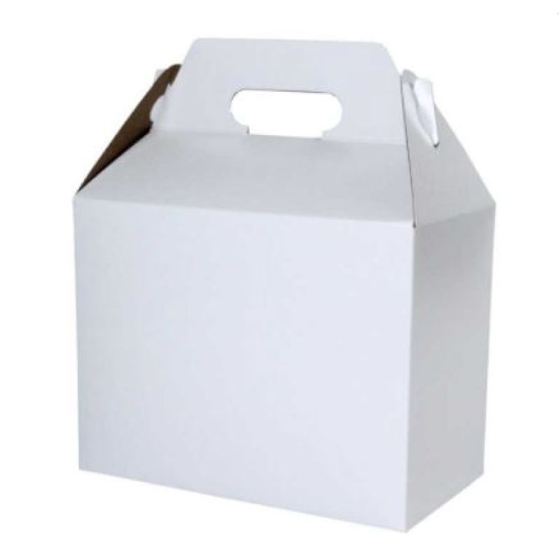 Custom white Gable Boxes