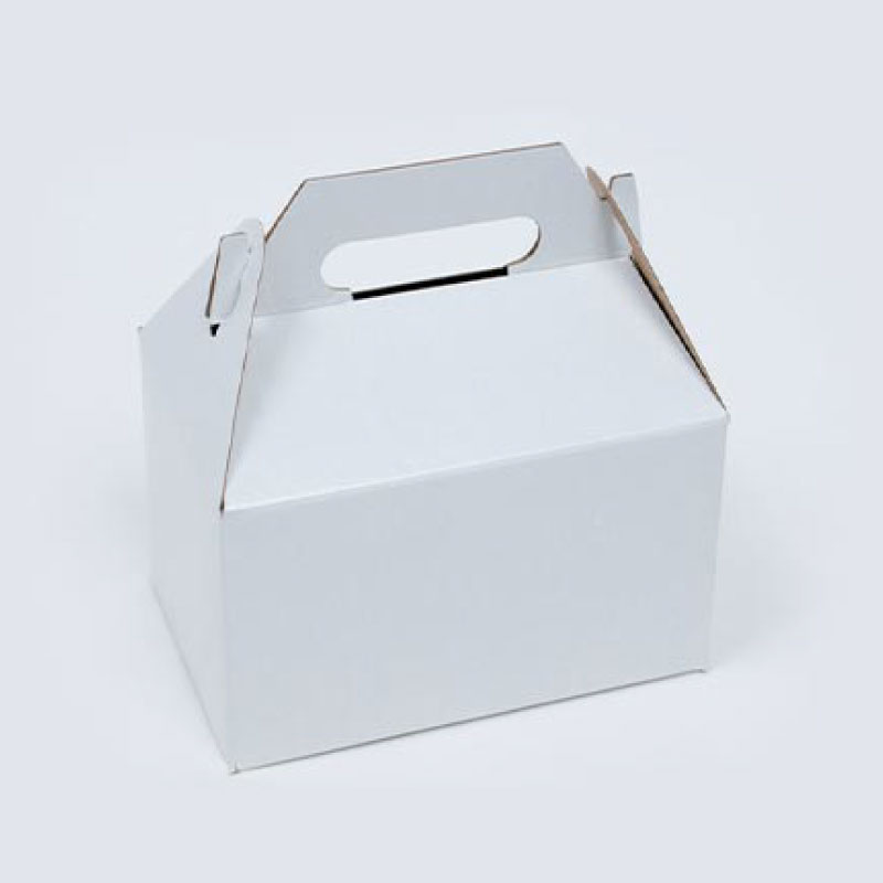 Custom white Gable Boxes