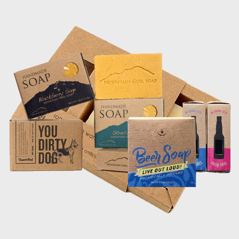 Custom Kraft Soap Boxes