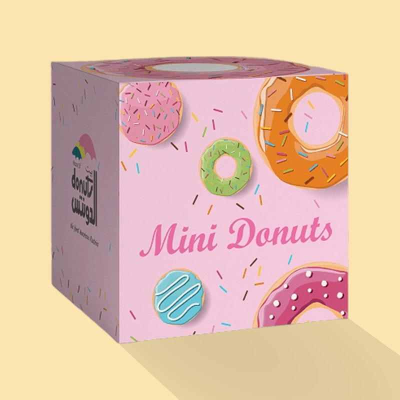 Custom Pink Donut Boxes